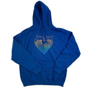 NWOT Ocean Wave ♥Heart♥ Hoodie